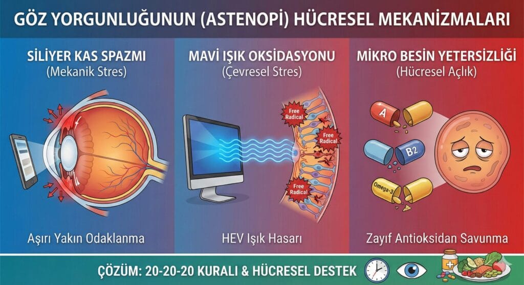 gözü en çok ne yorar?