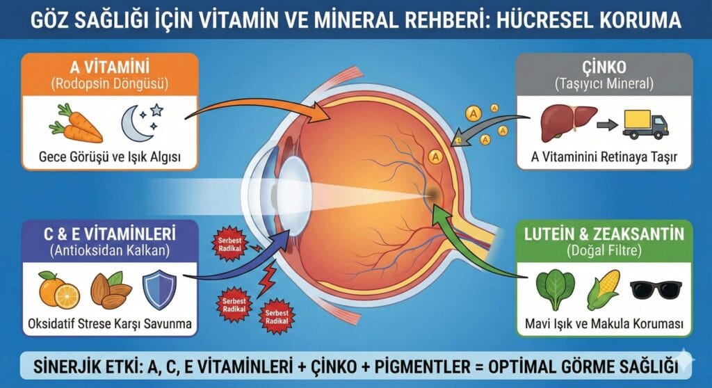 Göz sağlığı için vitamin