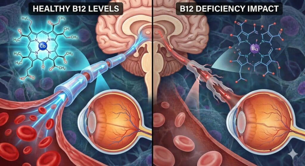 Geçerli görsel: 9 Bilimsel Gerçek: B12 Vitamini Eksikliği Gözü Etkiler Mi