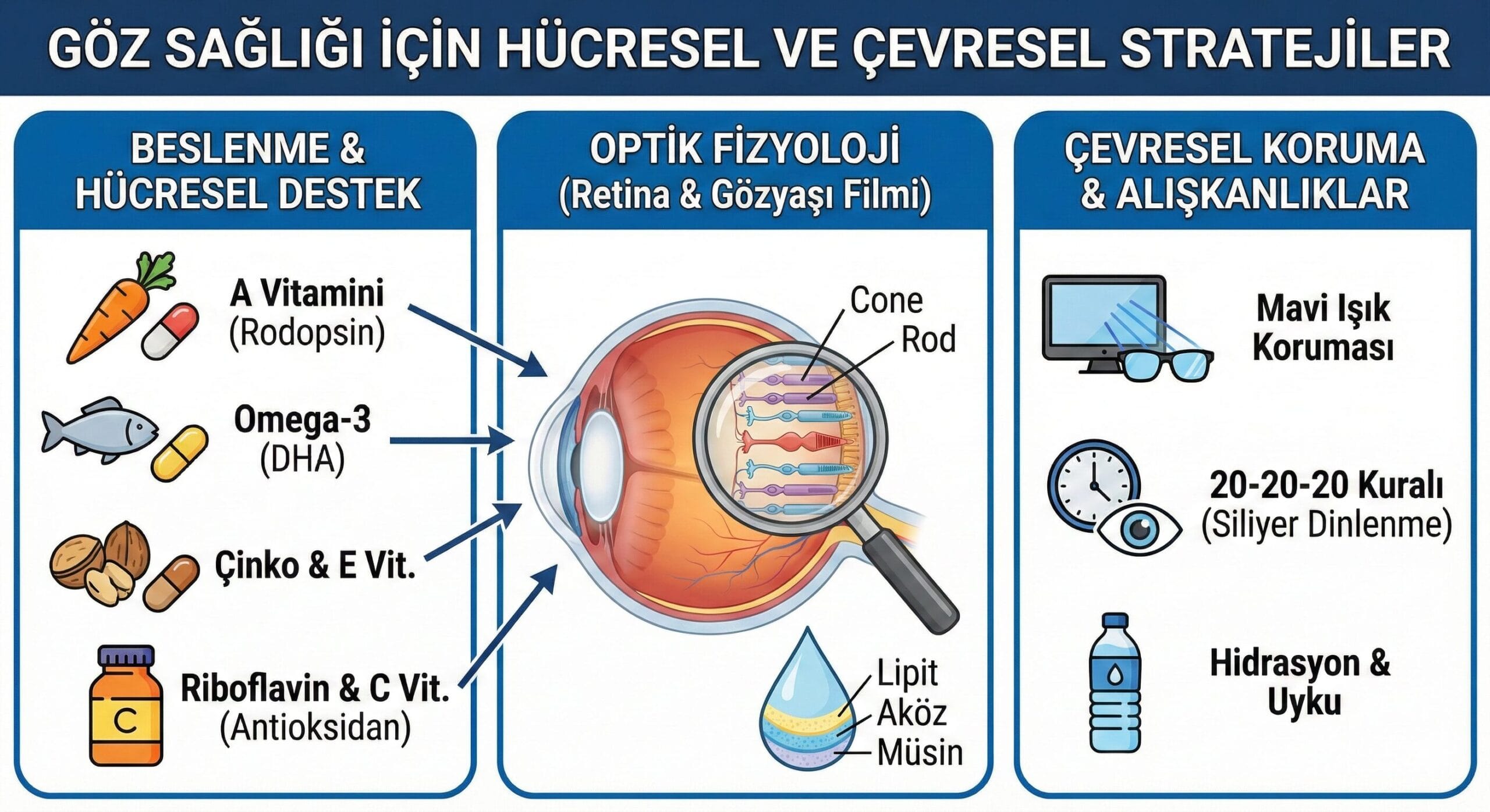 Göz Sağlığı İçin Ne Yapmalı