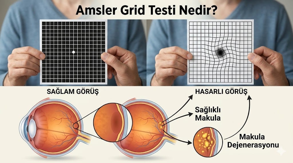 Amsler Grid Testi Nedir? Evde 5 Adımda Nasıl Yapılır