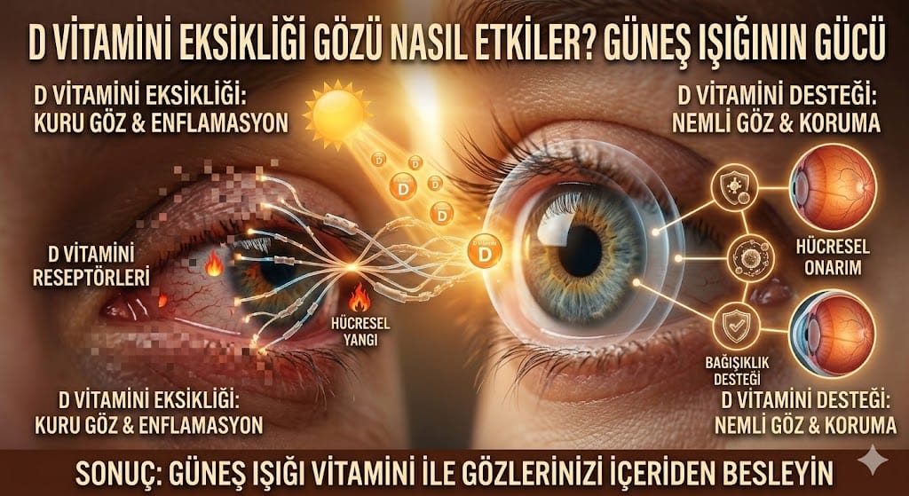 3 İpucu: D Vitamini Eksikliği Göz Sağlığını Etkiler mi?