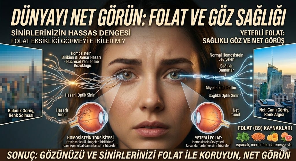 Yanıt: Folat Eksikliği Görmeyi Etkiler mi?