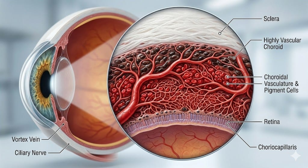 Koroid Tabakası Nedir? Gözün Damar Ağı