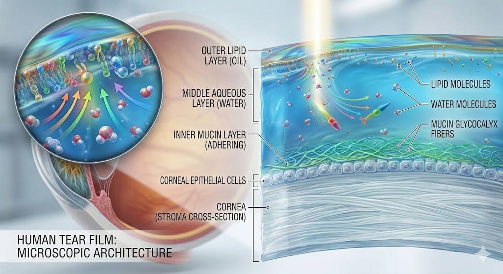 Gözyaşı Tabakası Nedir? Yapısı ve Görevleri