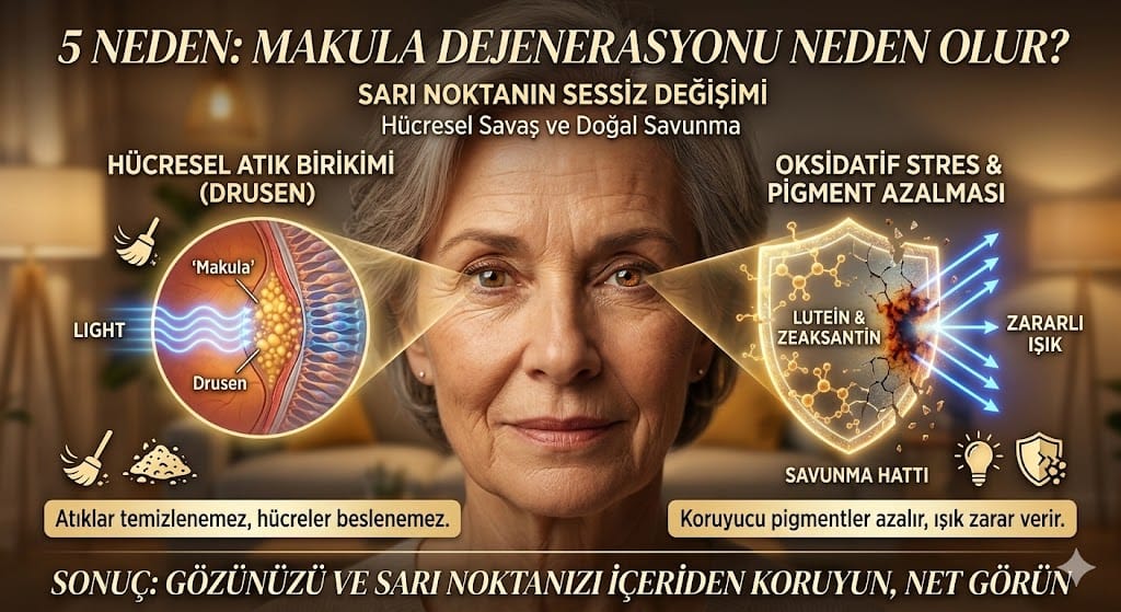 5 Neden: Makula Dejenerasyonu Neden Olur?