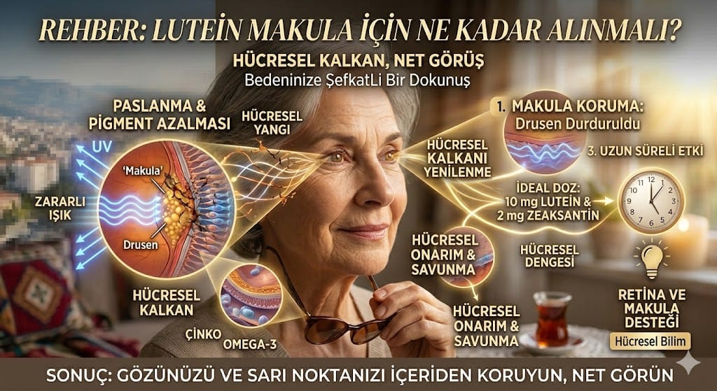 Rehber: Lutein Makula İçin Ne Kadar Alınmalı?