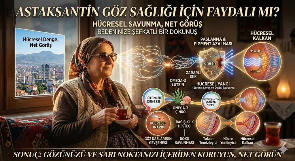 Astaksantin Göz Sağlığı İçin Faydalı mı?