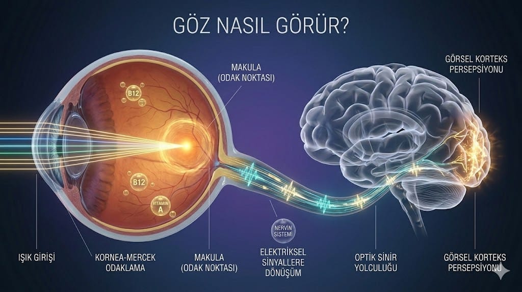 Göz Nasıl Görür? Görme Süreci Adım Adım Nasıl Çalışır?