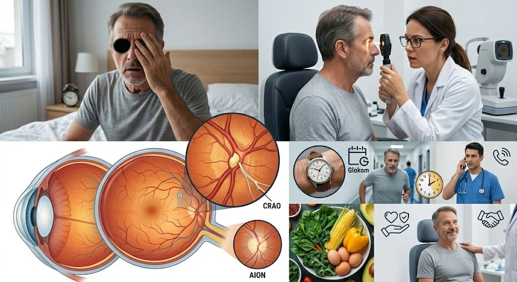 Gözde Ani Görme Kaybı Neden Olur? Nedenleri